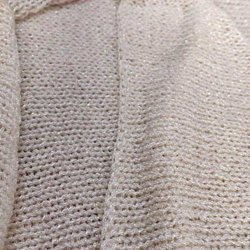 Knitted women's sweater like new with cashmere yarn