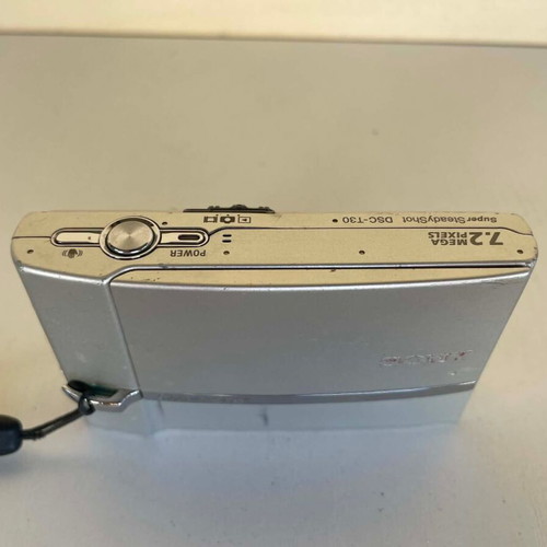 Sony Cyber-Shot DSC-T30 Silver Camera used, non-functional