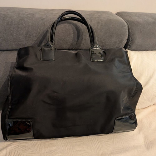 Tory Burch tote bag used, black shoulder