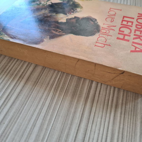 Book Love Match by Roberta Leigh used, English romantic novel 1982