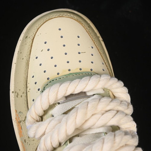 Nike Air Force 1 Milk Coffee Bear new hand-painted sneakers