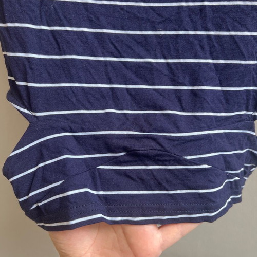 Navy short blouse like new, blue