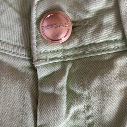 Gas women's jeans size 34 like new, green turquoise