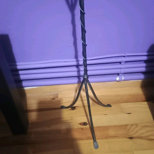 Floor candle holder handmade like new 70cm height