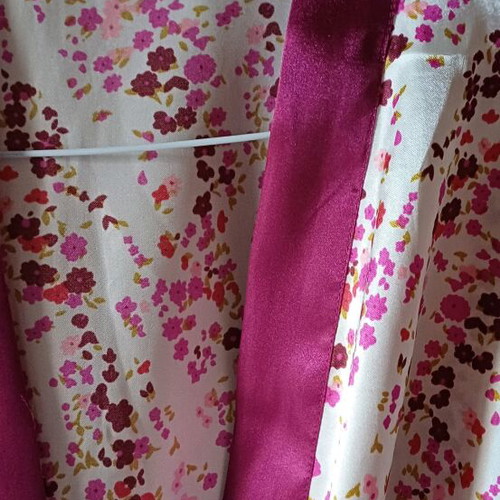 Women's kimono robe new in fuchsia color