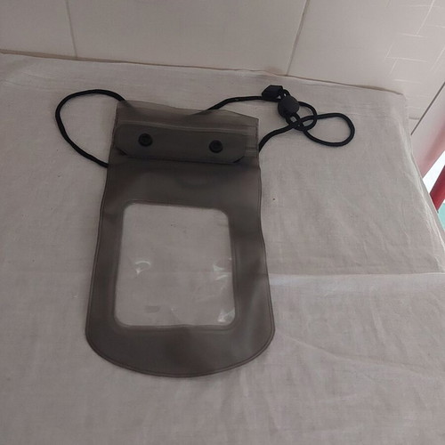 Waterproof case in dark gray for phone 23 cm