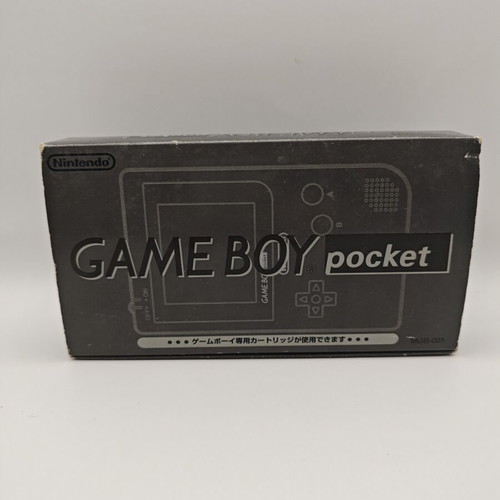 Gameboy Pocket used, black, boxed with original Japanese manual