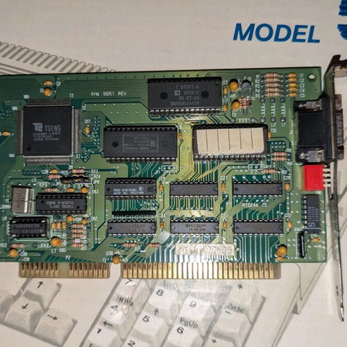 Tseng Labs ET4000AX (TC6058AF) VGA ISA 16bit 1MB used