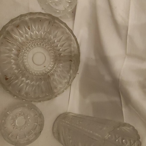 Crystal ashtray from Czechoslovakia like new, large and thick
