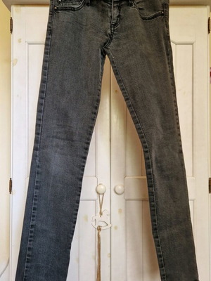 Stradivarius black jeans like new, sizes S/M