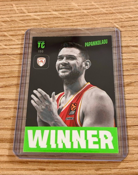 Καρτα Κωστας Παπανικολαου Ολυμπιακος Winner Panini Euroleague Top Class 2024-25