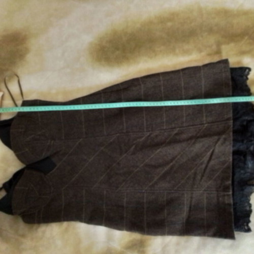 Lormar wool dress like new, size S-M, black and brown