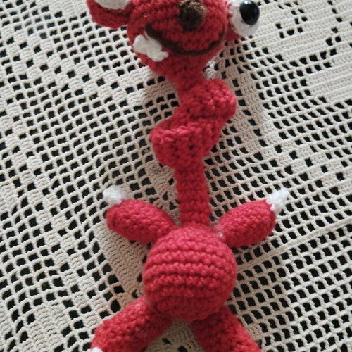 Red Sid handmade knitted new