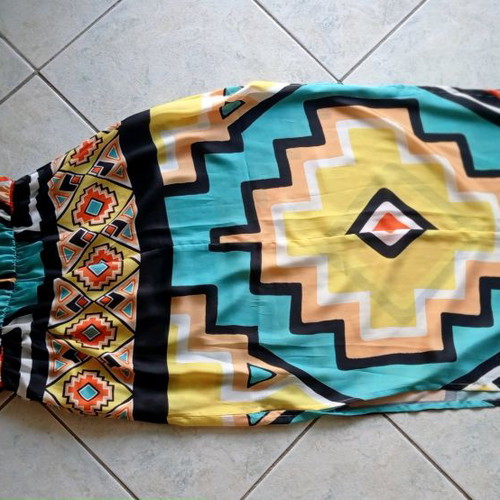 Strapless maxi dress new, size M Iso