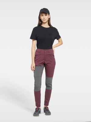 Haglöfs Lite Slim Pant Women, aubergine and magnetite