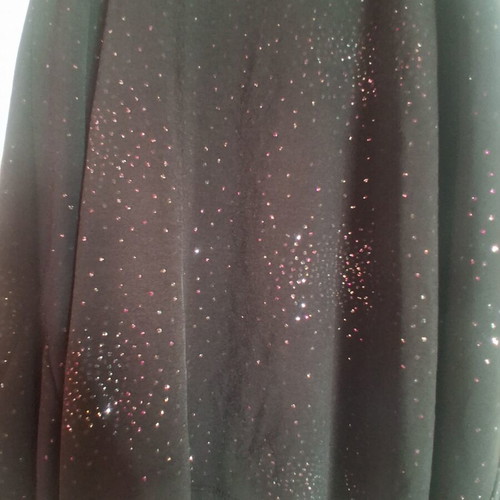 Black sleeveless top with subtle shimmer like new, sizes XS and S