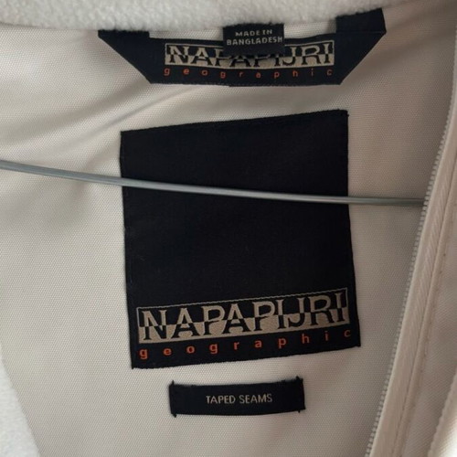 Napapijri Rainforest Anorak jacket like new, white beige
