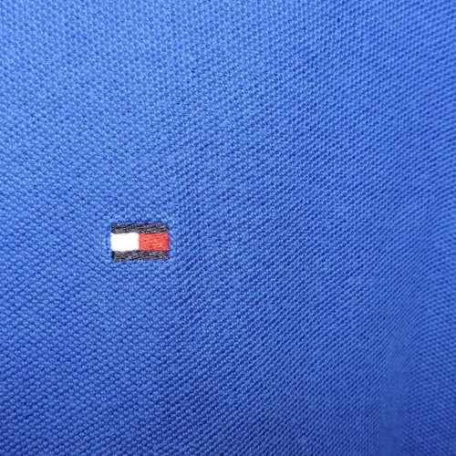 Tommy Hilfiger men's blue cotton polo shirt, size XL