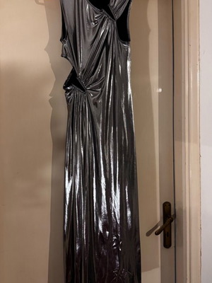 Φόρεμα Topshop ασημί μάξι καινούργιο με κοψίματα στο πλάι