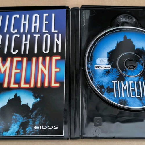 Michael Crichton Timeline PC CD-ROM like new, DVD case