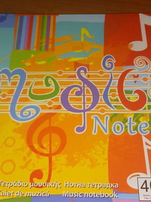 Music notebook small size new