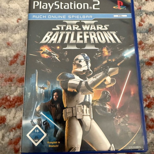 Star Wars Battlefront 2 PlayStation 2 used, complete with German cover