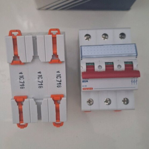 Gewiss GW96167 3P 80A disconnector switch new, 2 pieces