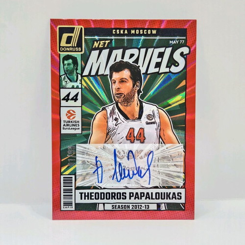 Panini Donruss Euroleague Theodoros Papaloukas Autograph σαν καινούργιο