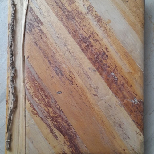 Handmade photo album new made from natural materials