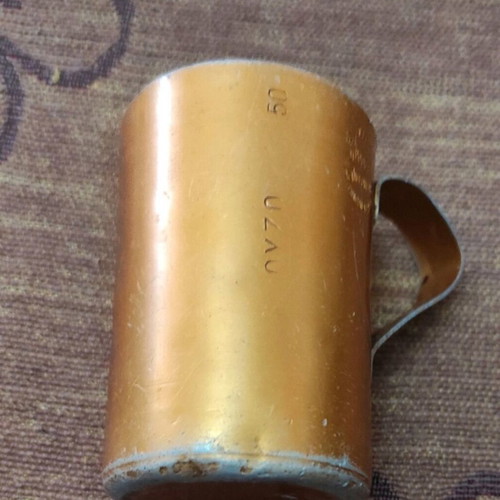 Vintage 50 ml canteen for wine or oil
