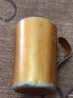 Vintage 50 ml canteen for wine or oil