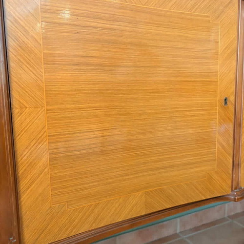 Dining buffet used with large vintage classic mirror set