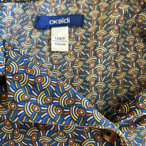 Girls' dress and pants set like new, colorful, sizes 140-158 cm