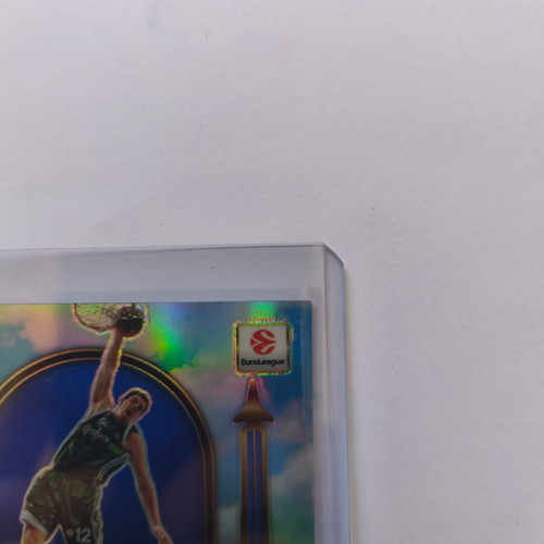 2025-26 Panini Select EuroLeague In Flight Signatures Prizm Kostas Tsartsaris Panathinaikos card