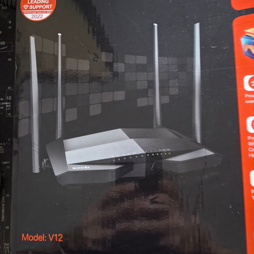 Tenda V12 AC1200 Dual Band Wi-Fi Gigabit VDSL/ADSL Modem Router new sealed
