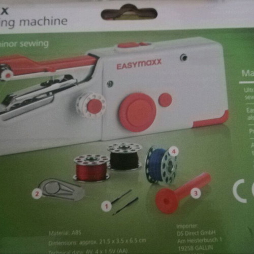 Small handheld sewing machine new, portable for travel