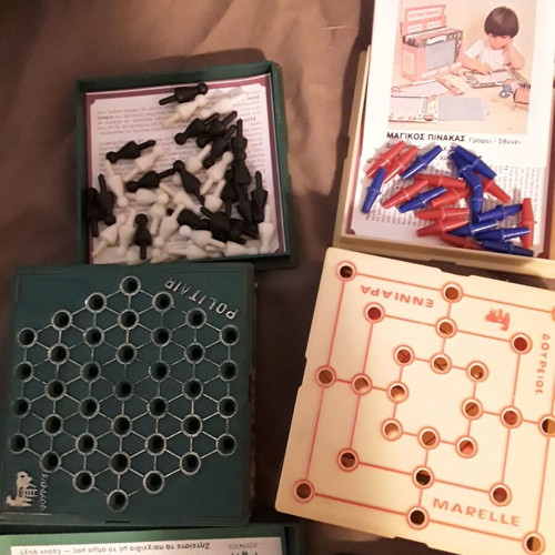 Vintage children's toys used from 70-80s, all together