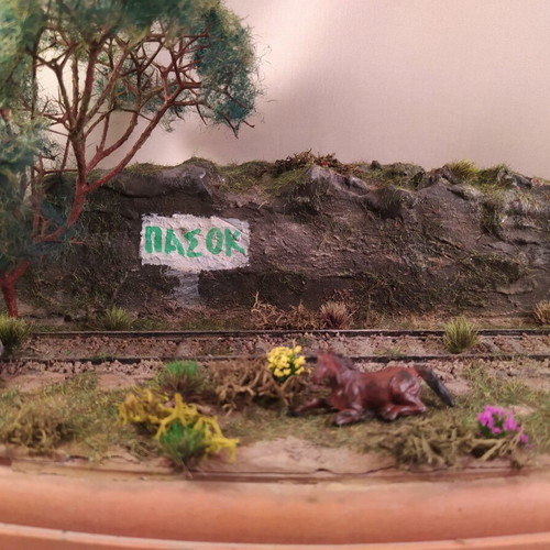 Pasok small model ho 1/87 on wooden base new