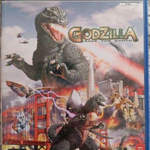 Godzilla: Save the earth game for PlayStation 2 like new with manual