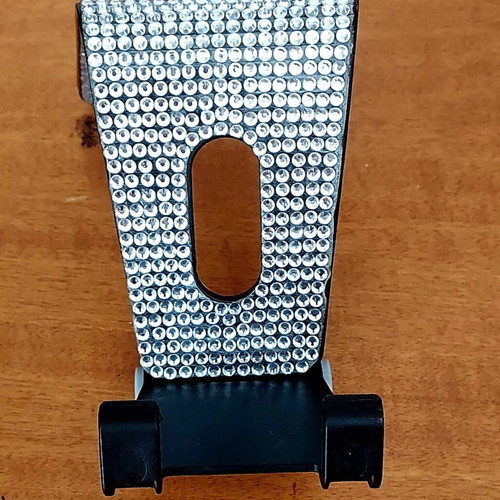 Phone stand with rhinestones new, foldable for smartphone and tablet