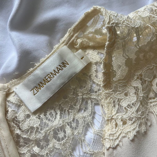 Zimmerman lace romper like new, beige, size XS