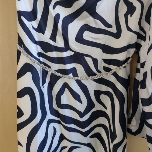 Official dress like new, white and blue, one size