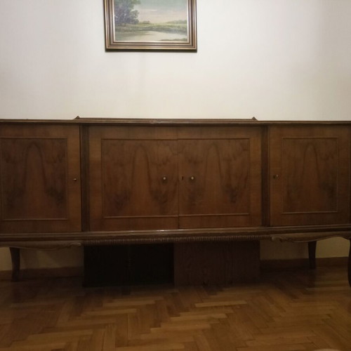 Marquetry buffet from the 1950s used, good condition
