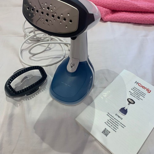 H.KOENIG STM10 Handheld Steamer Like New, Blue