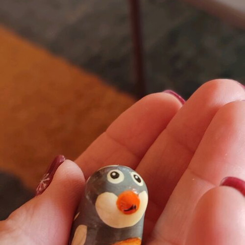 Babushka doll with penguin design new from Russia