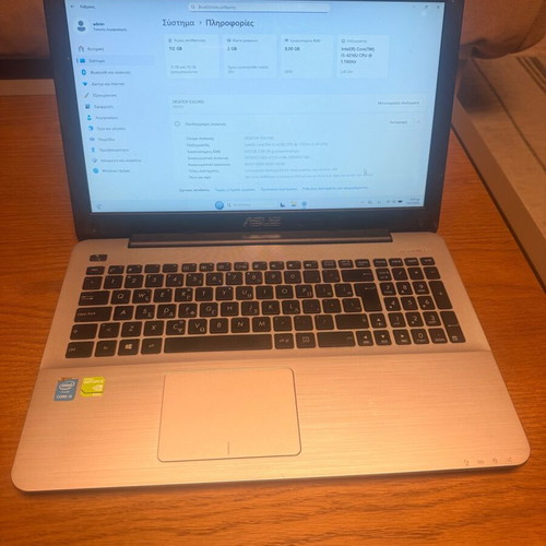Asus X555LD laptop like new with Core i5, 8GB RAM, NVIDIA, SSD