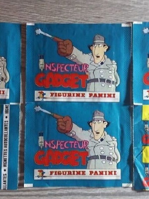 Φακελάκια Inspector Gadget 1983 Panini μεταχειρισμένα, πακέτο 6