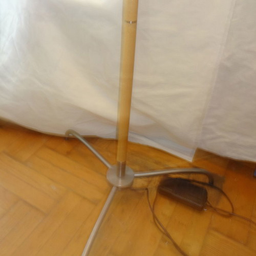 Floor lamp like new, wood and metal, Swedish design