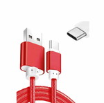 USB Type C charging cable red 164cm new
