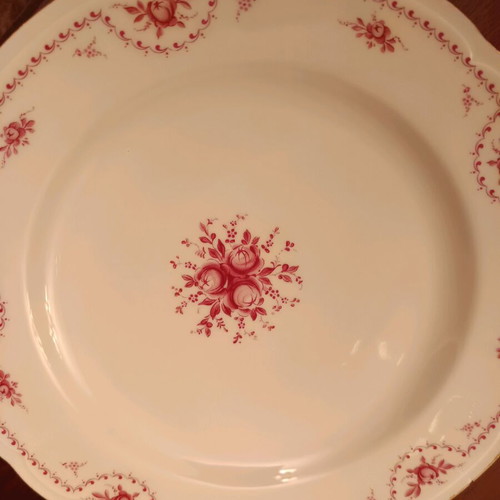 Scherzer Bavaria porcelain dinnerware set new with pink roses
